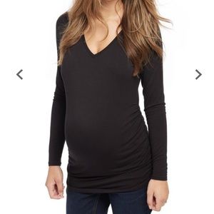 Two Motherhood Maternity Long Sleeve Shirts